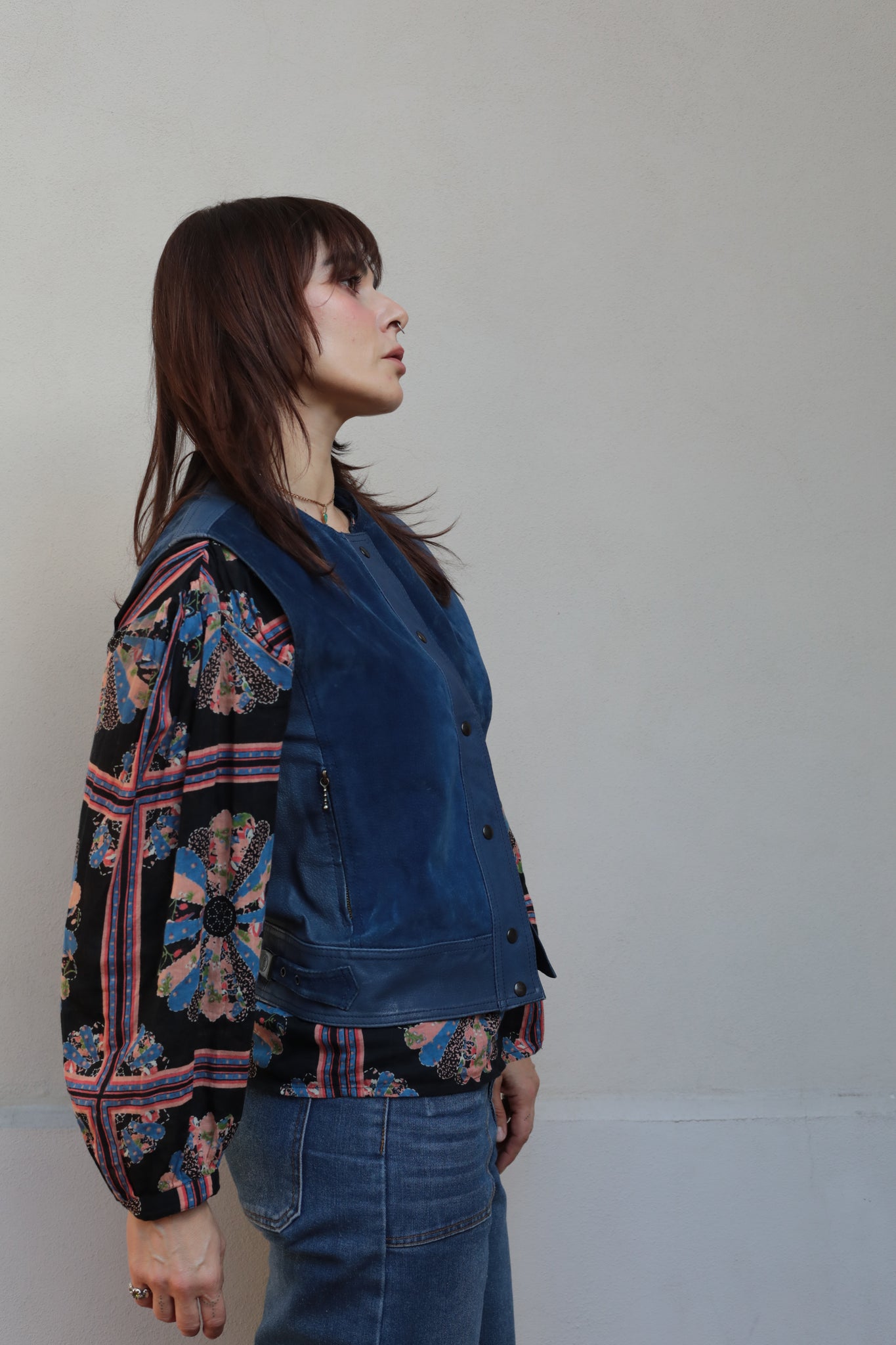 Vintage 70s Leather Vest