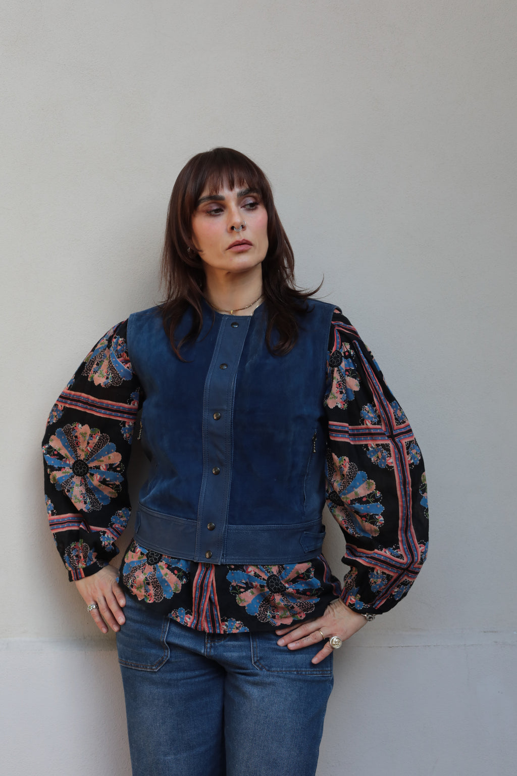 Vintage 70s Leather Vest