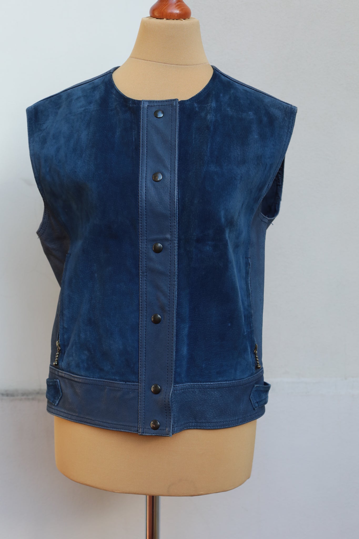 Vintage 70s Leather Vest