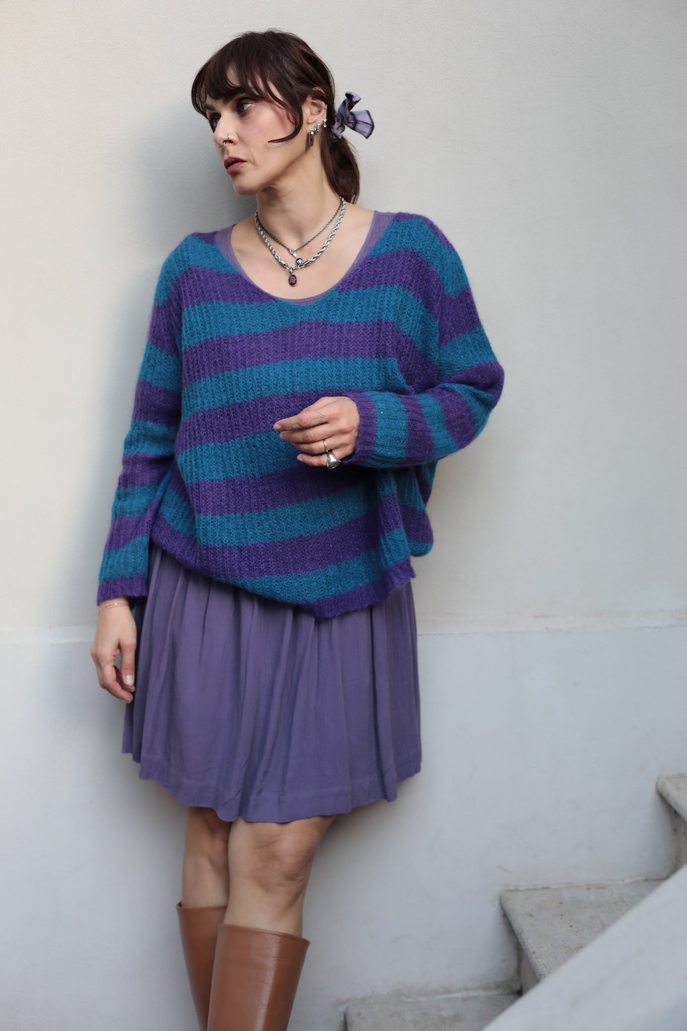 Ba&sh Smock Puff Sleeve Dress