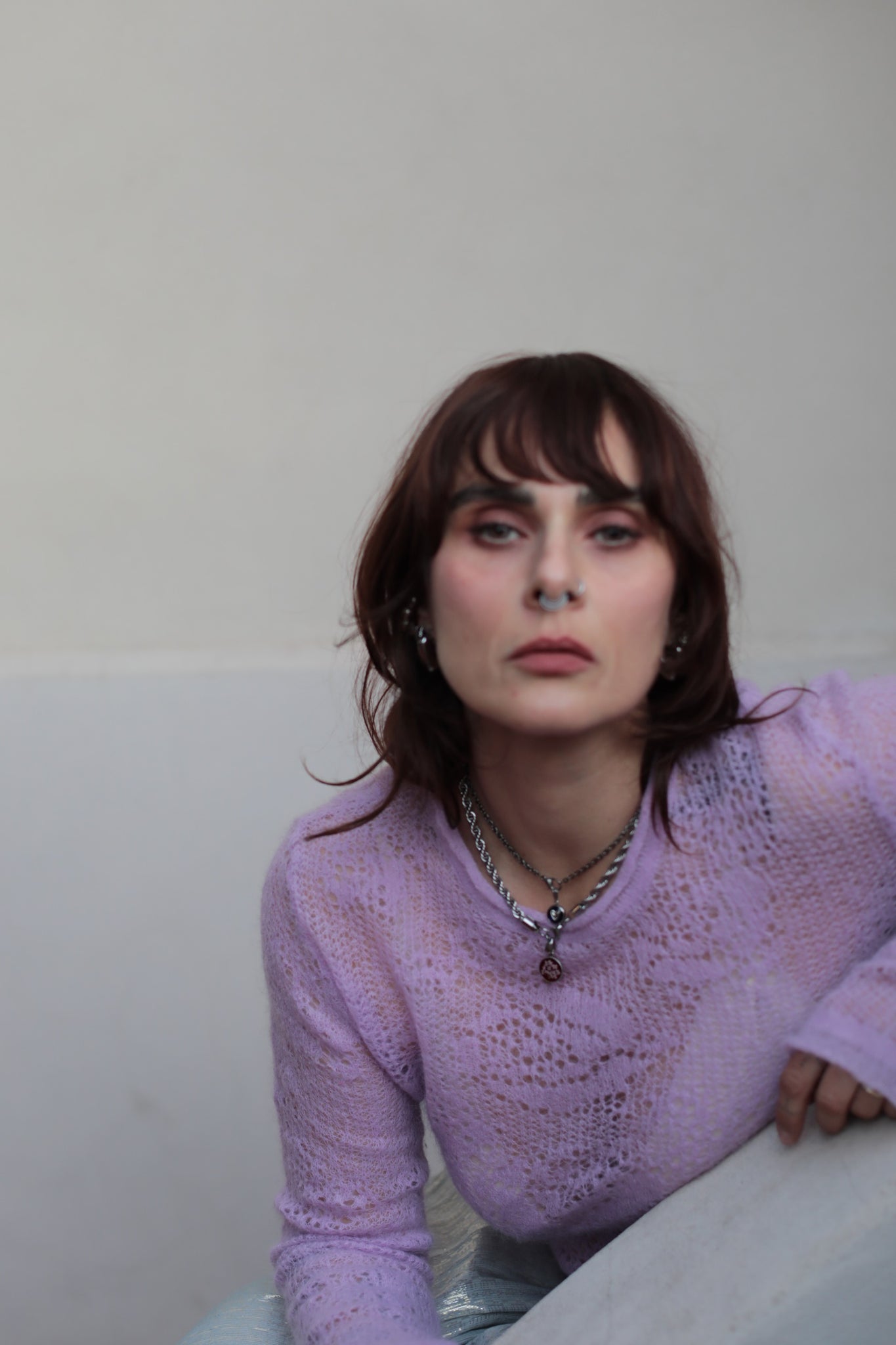 Marco Rambaldi Rose is a Rose Mohair Sweater