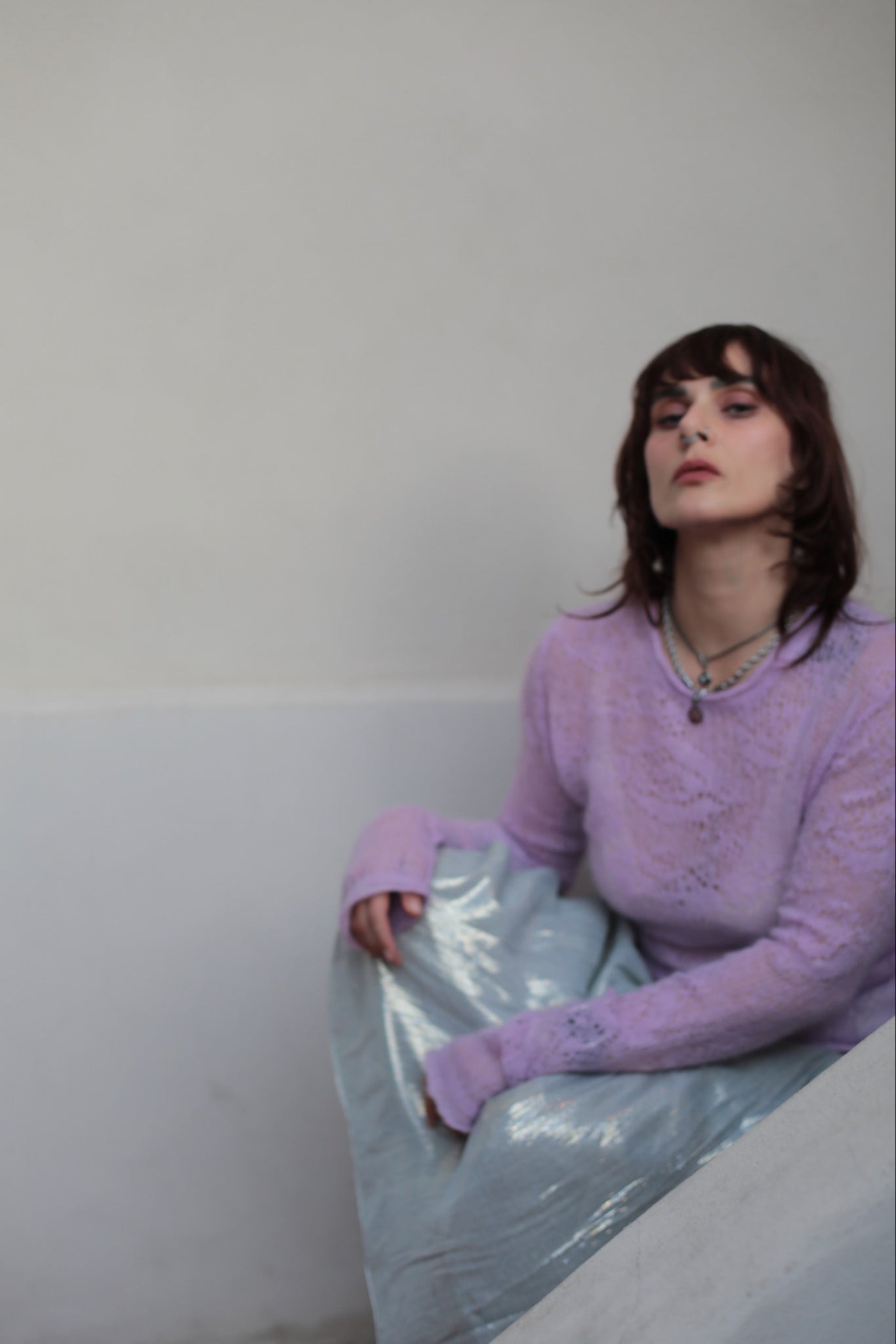 Marco Rambaldi Rose is a Rose Mohair Sweater