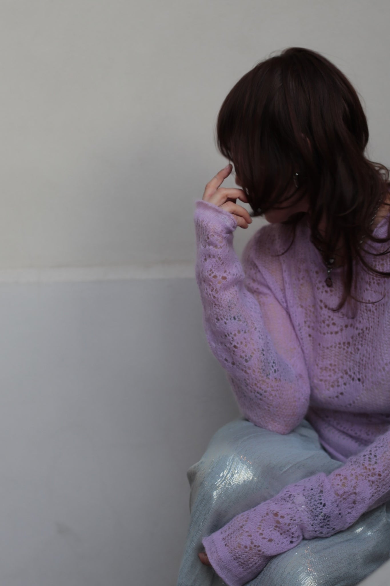 Marco Rambaldi Rose is a Rose Mohair Sweater