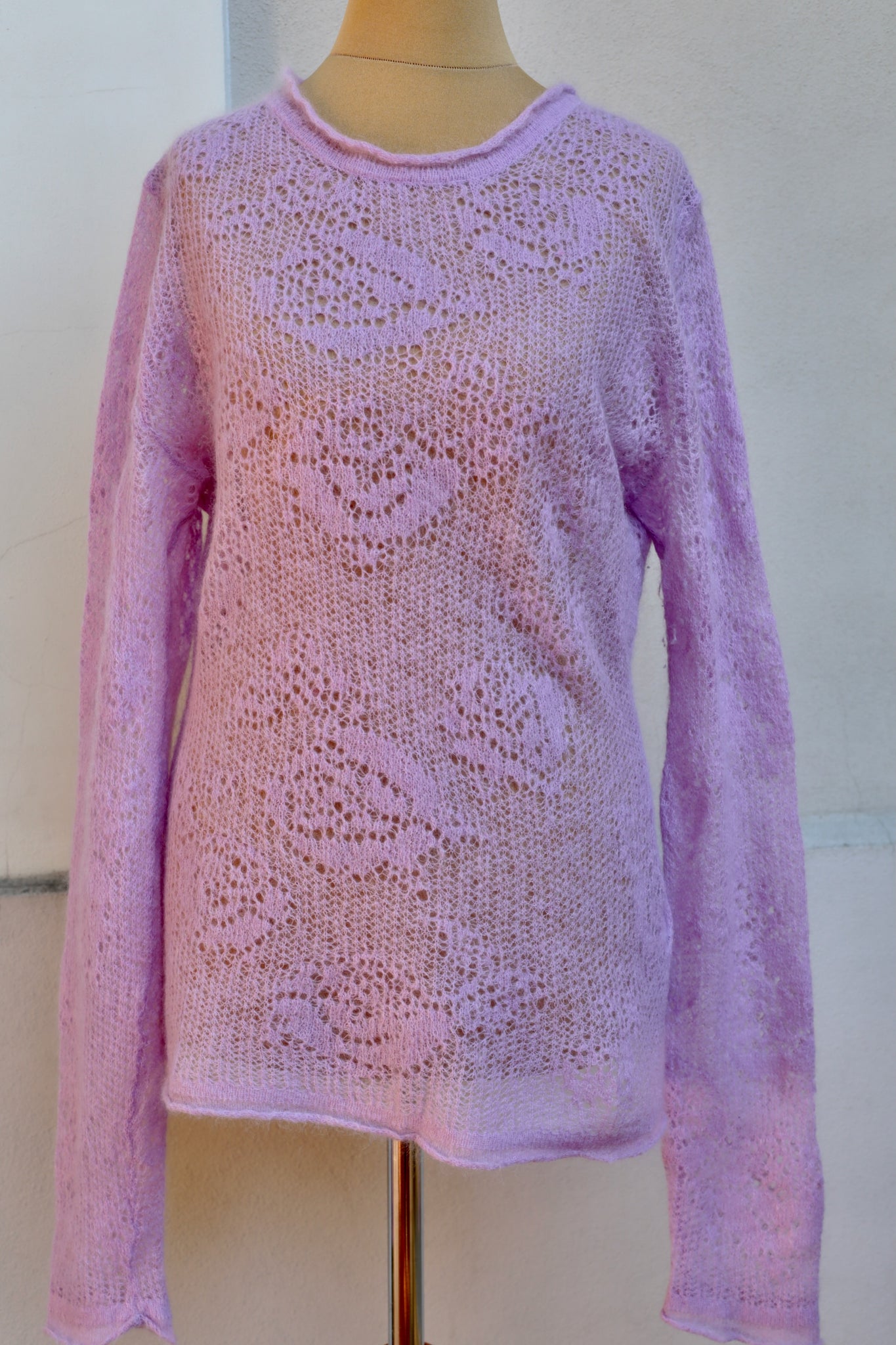 Marco Rambaldi Rose is a Rose Mohair Sweater