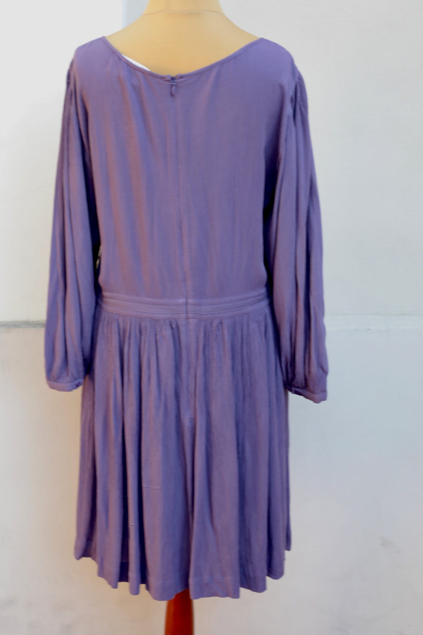 Ba&sh Smock Puff Sleeve Dress