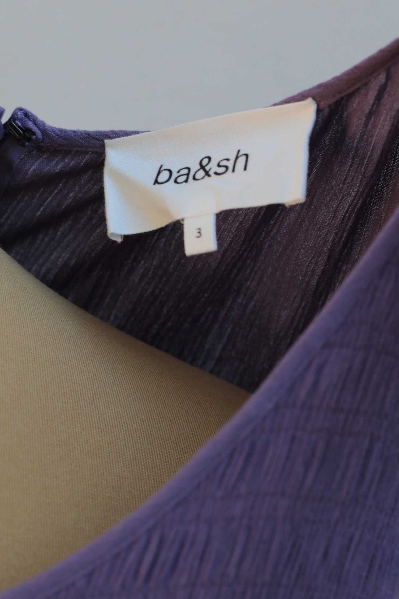 Ba&sh Smock Puff Sleeve Dress