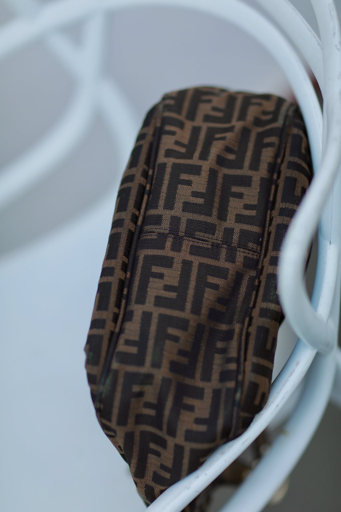 Fendi Chef Zucca Shoulder Bag