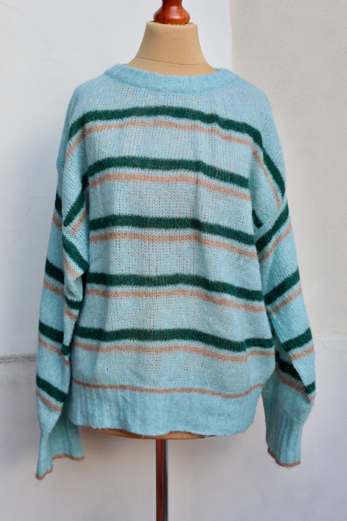 Chiara Bertani Alpaca Striped Sweater