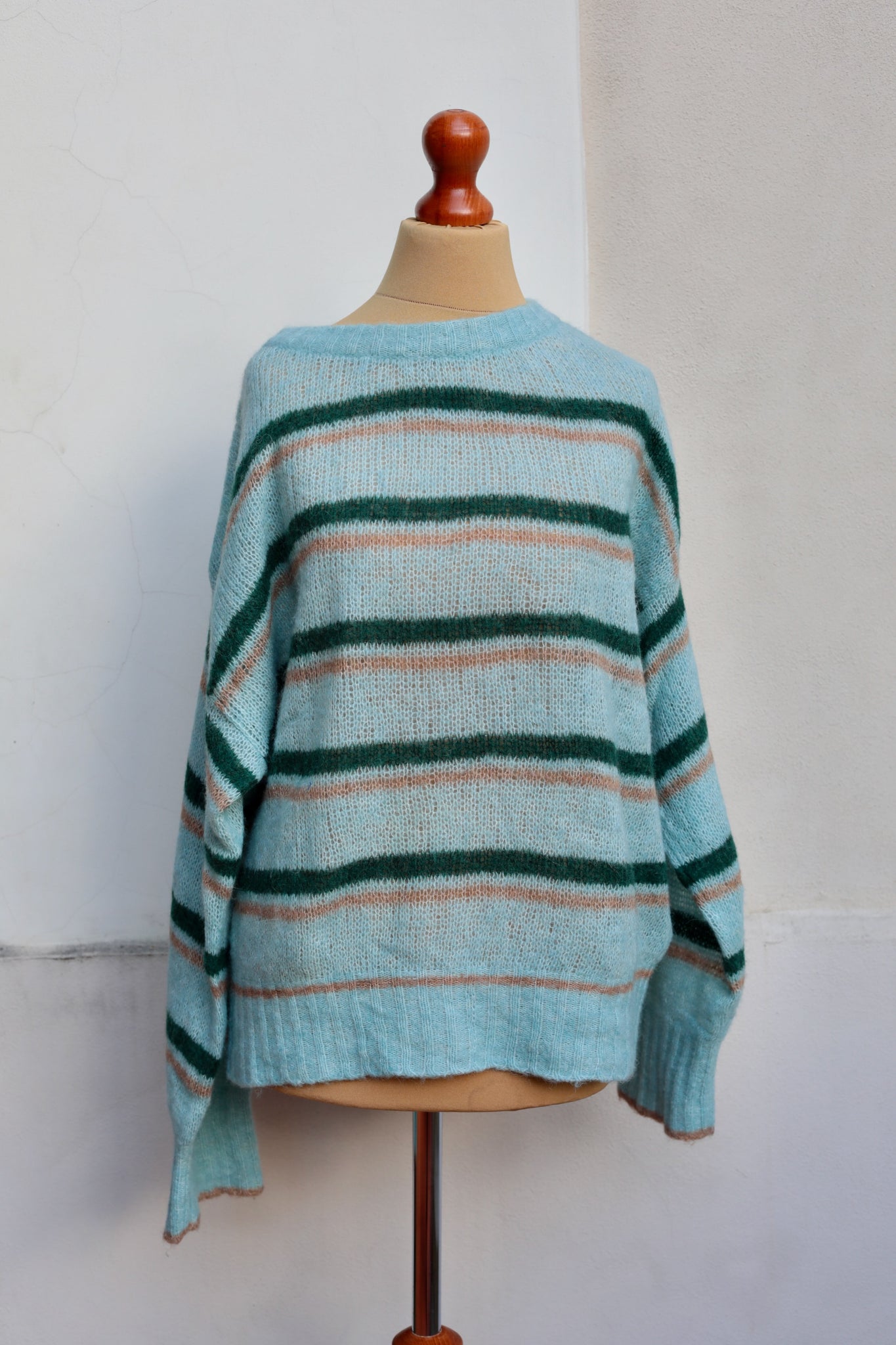 Chiara Bertani Alpaca Striped Sweater