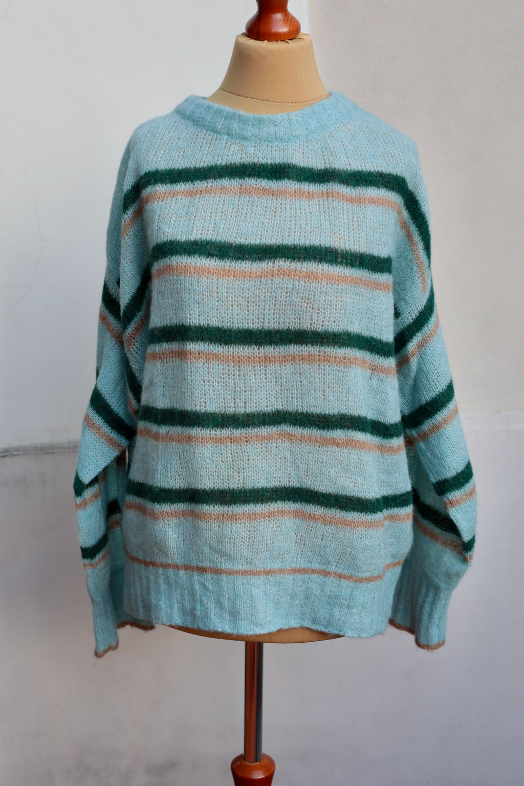 Chiara Bertani Alpaca Striped Sweater