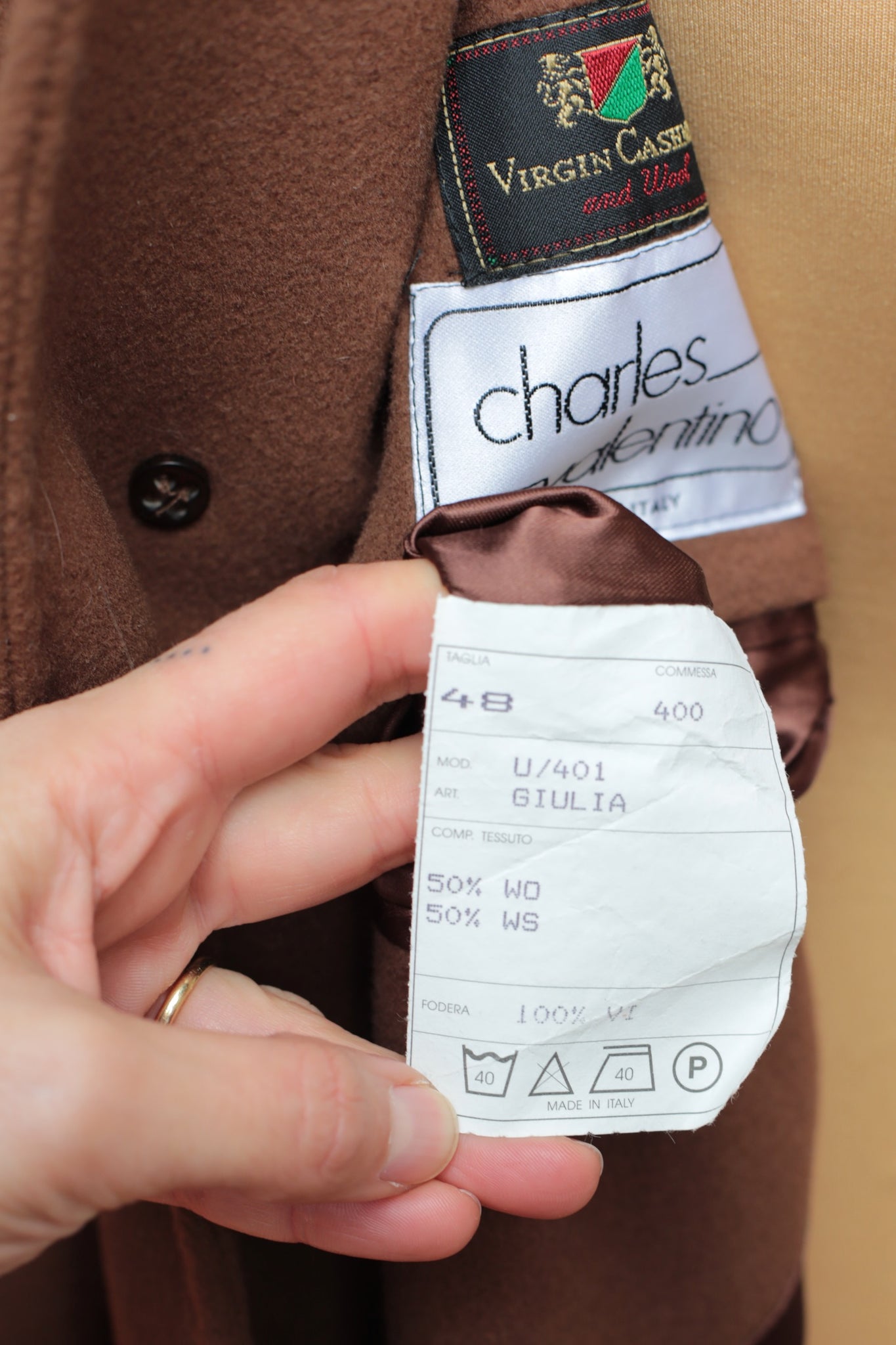 Vintage Cashmere Classic Coat