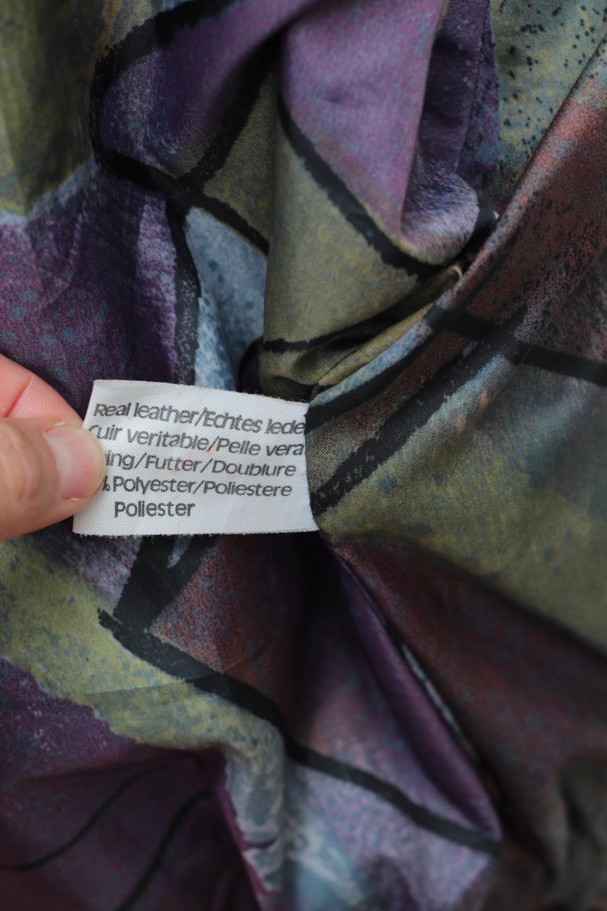 Vintage Burgundy Leather Bomber