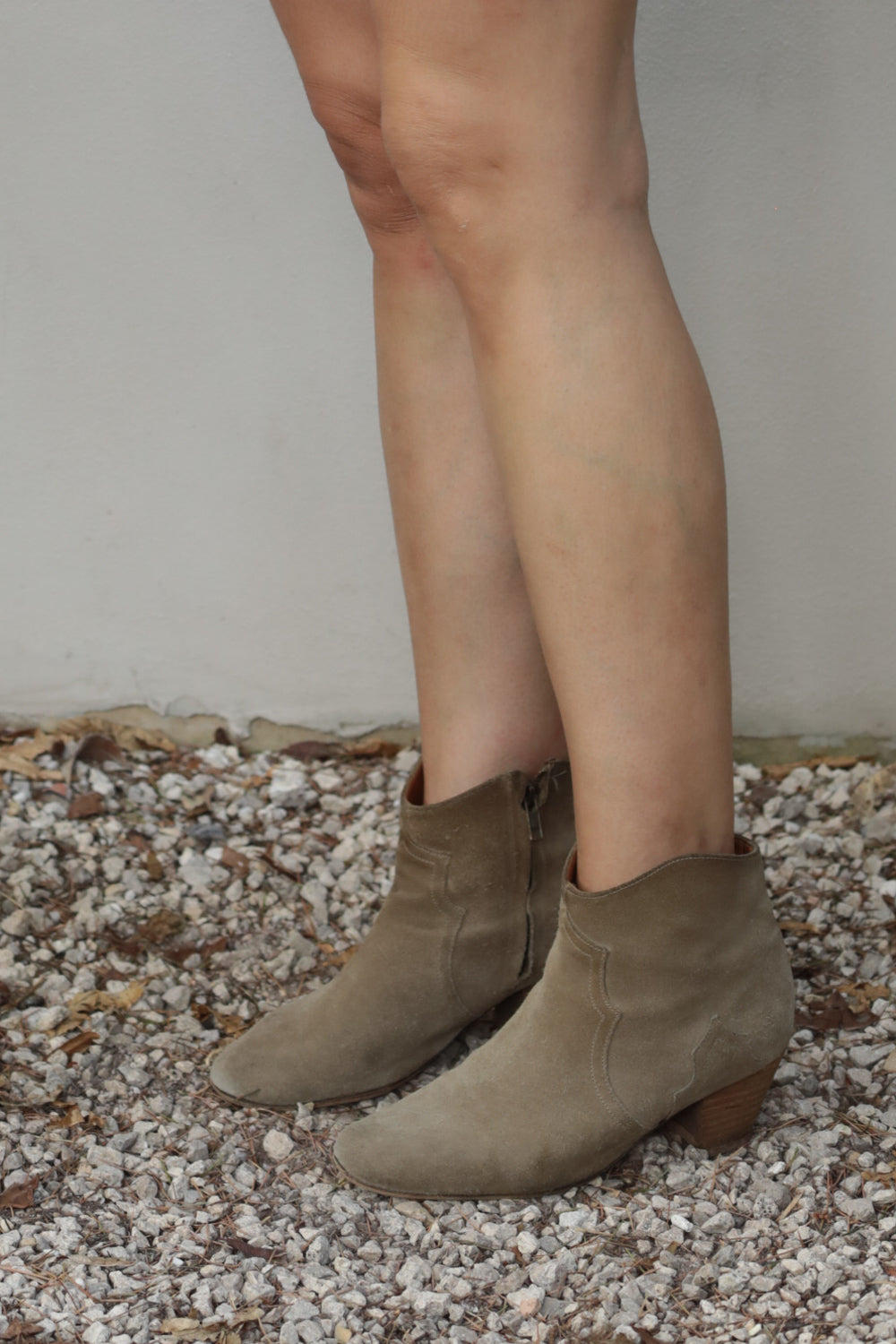 Isabel Marant Taupe Dicker Boots 40