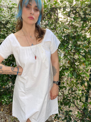 Vintage Cotton Canvas Nightie