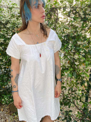 Vintage Cotton Canvas Nightie