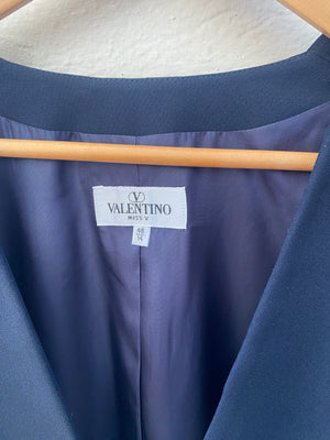 Valentino Miss V Vintage 90s Bow Jacket