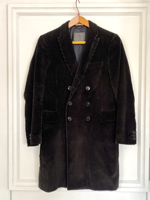 Corduroy Double Breasted Coat