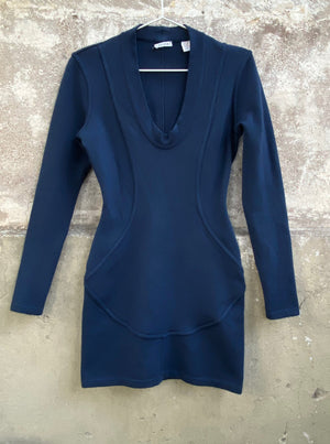 Alaïa Vintage 90s Bodycon Wool Dress