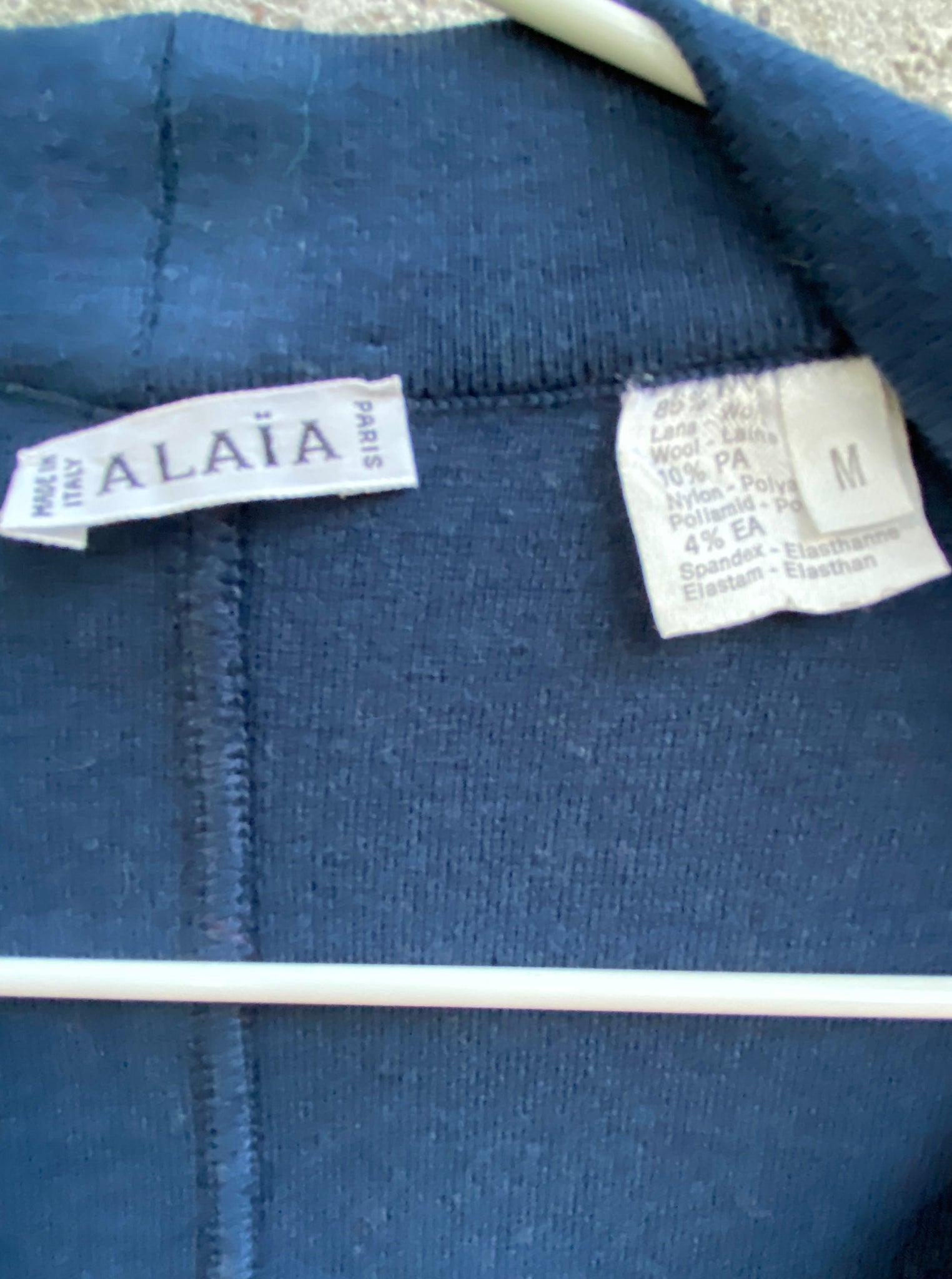 Alaïa Vintage 90s Bodycon Wool Dress