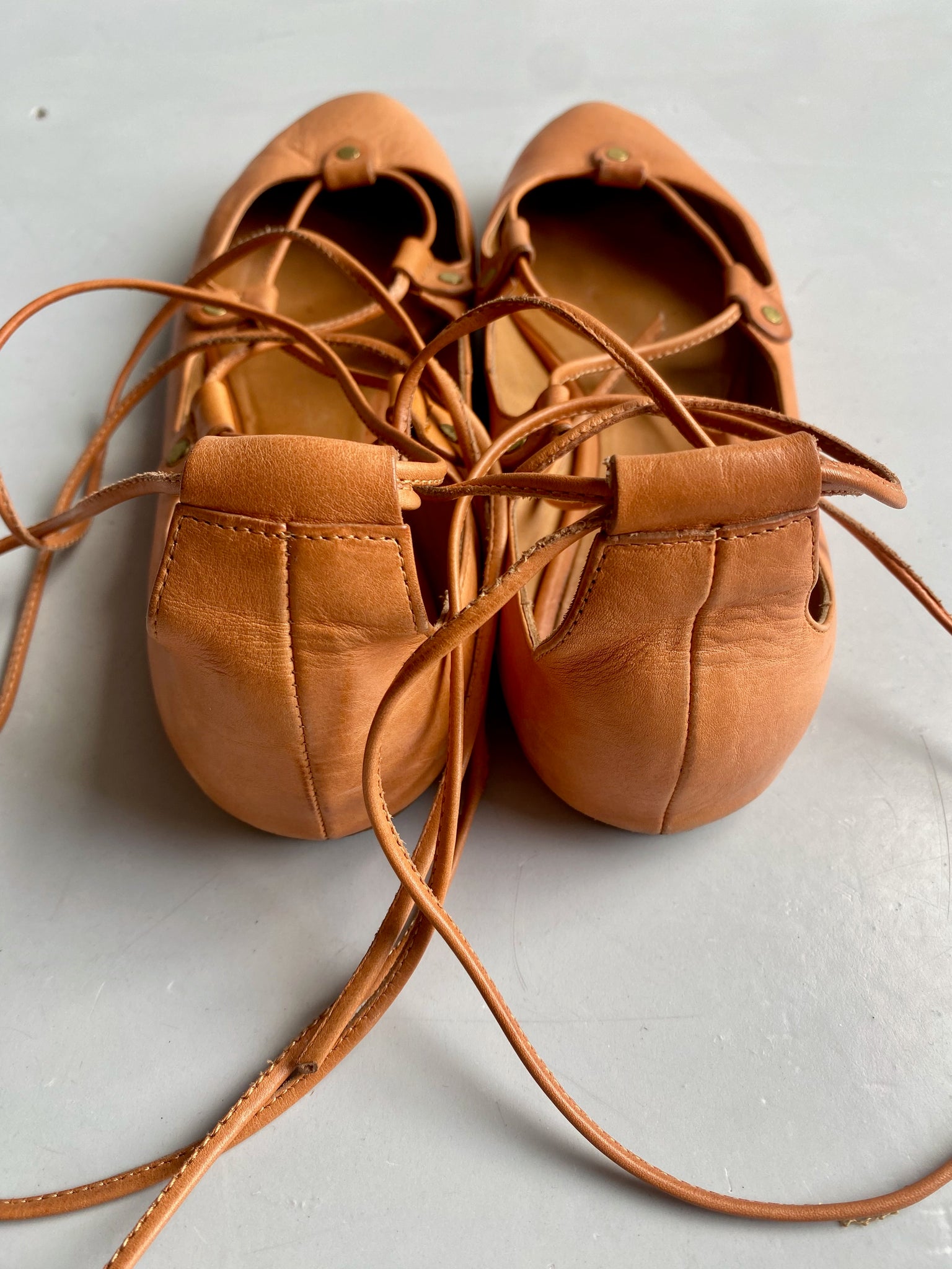 Isabel Marant Lace-up Ballet Flats 40