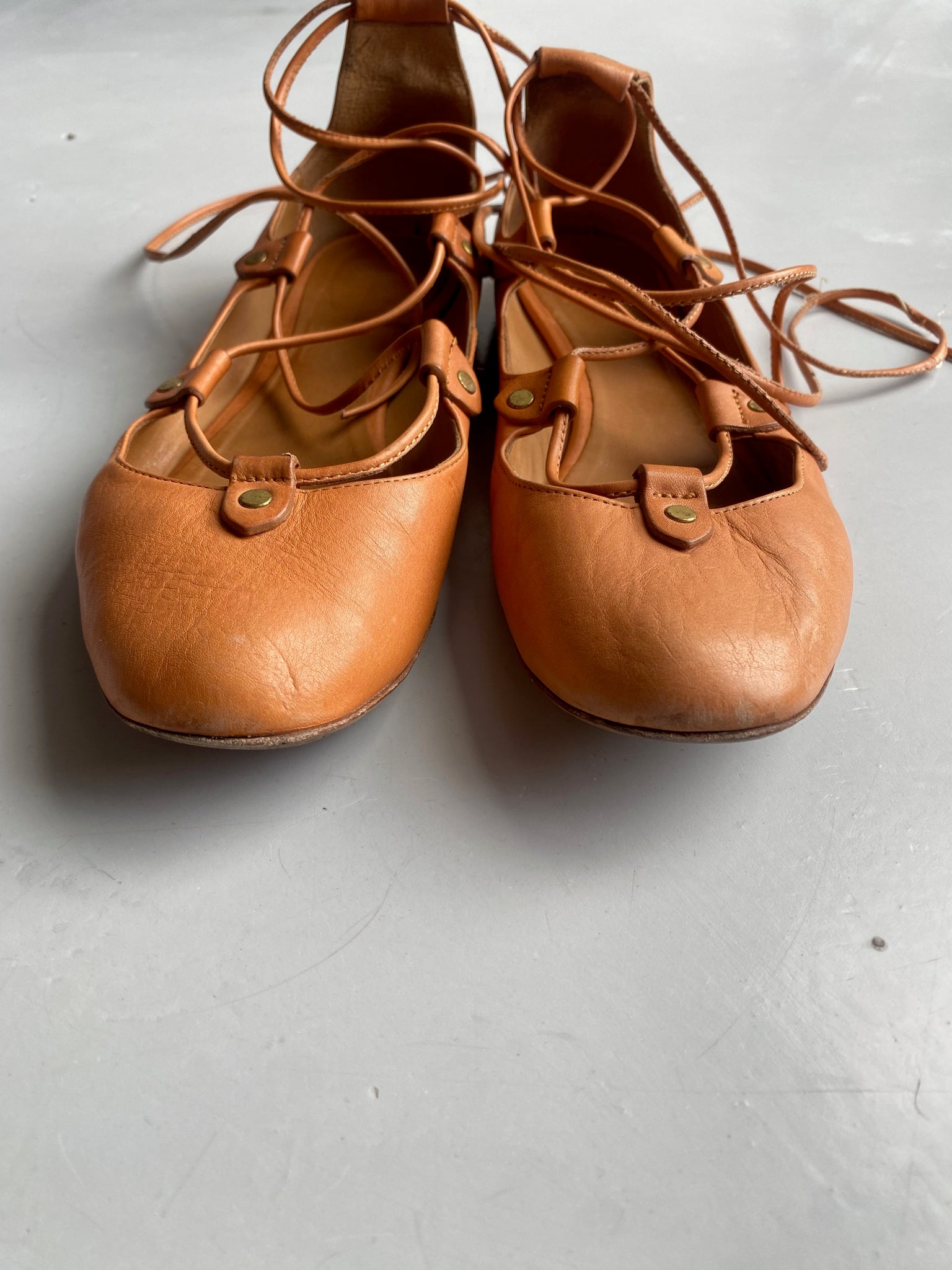 Isabel Marant Lace-up Ballet Flats 40