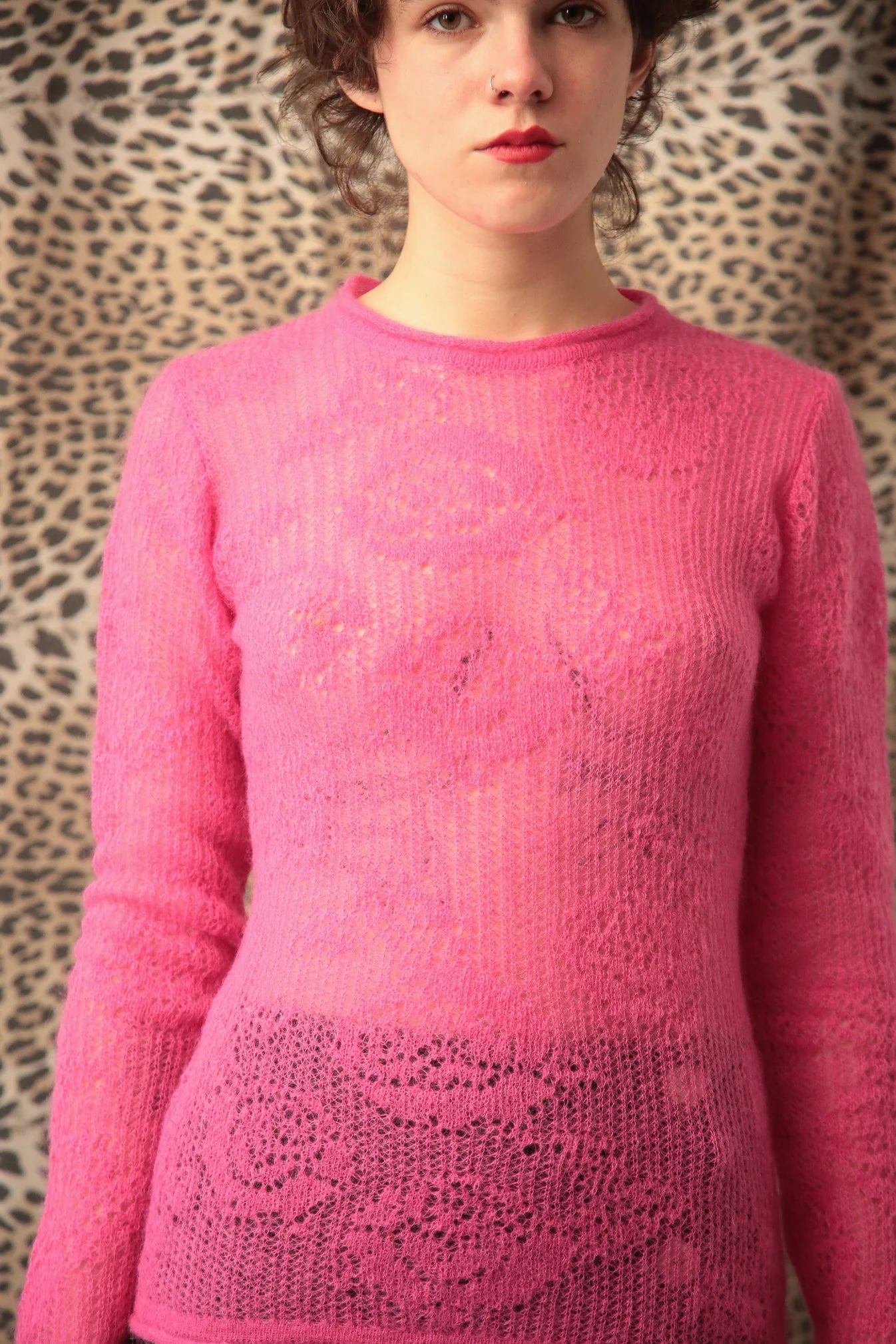 Marco Rambaldi Rose is a Rose Mohair Sweater