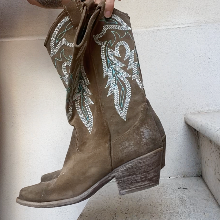 Preloved Leather Cowboy Boots