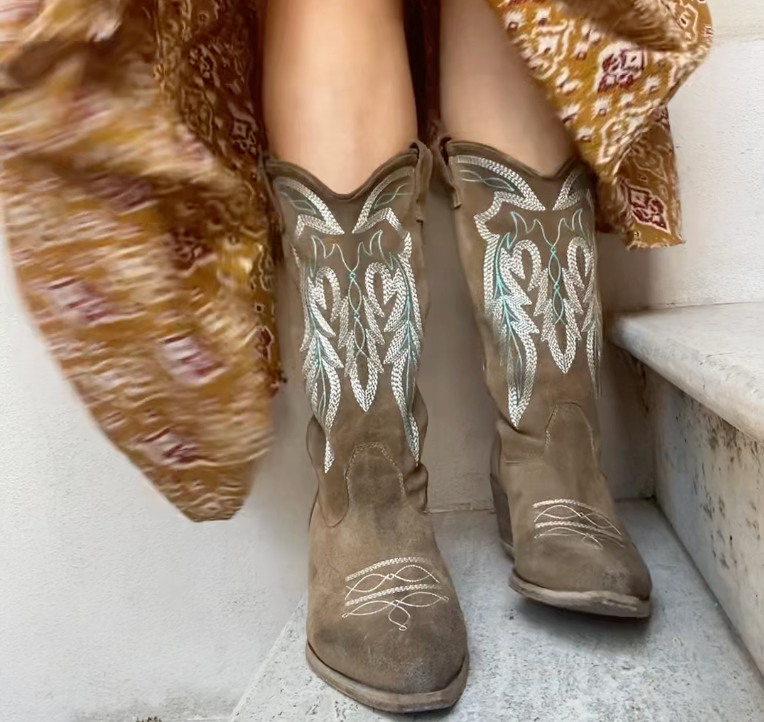 Preloved Leather Cowboy Boots