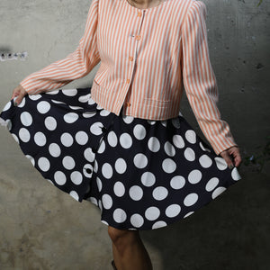 Vintage Polka Dots Skirt