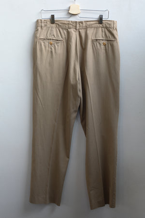 Vintage 90s Valentino Neutral Chino Trousers