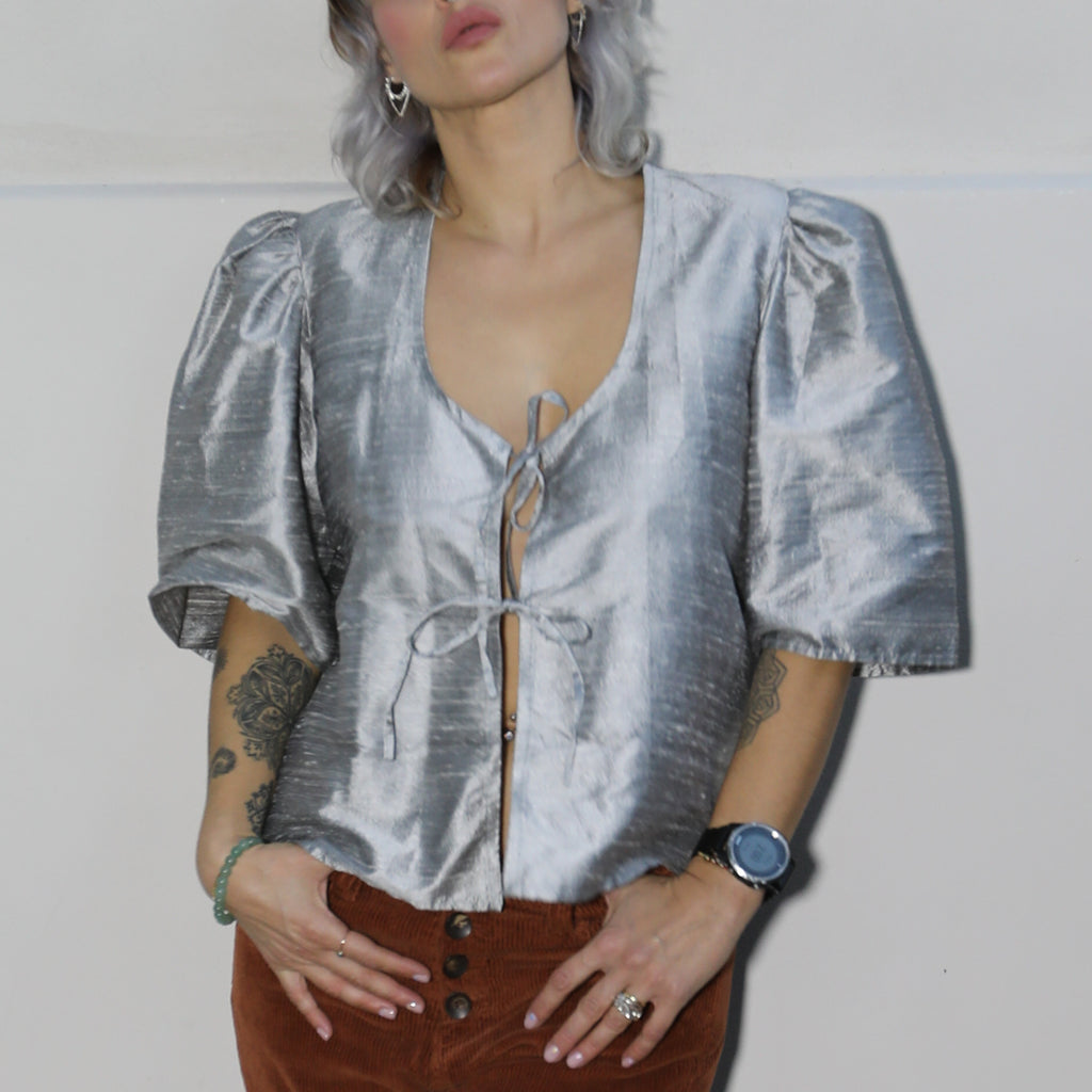 MaisonCléo Agnes Silk Top