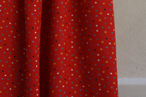 Vintage 80s Red Polka Dots Skirt