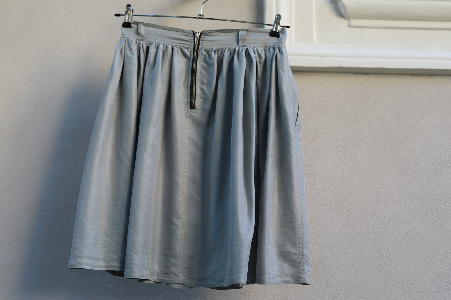 Vintage 90s Washed Silk Skirt