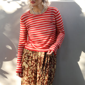 Pure Wool Long-Sleeved Stripy Shirt