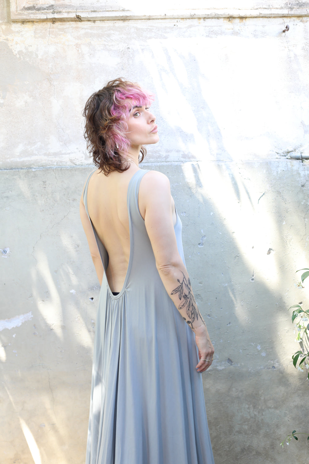 Handmade Sartorial Sage Maxi Dress