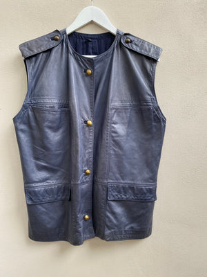 Gianni Versace Nappa Leather Vest