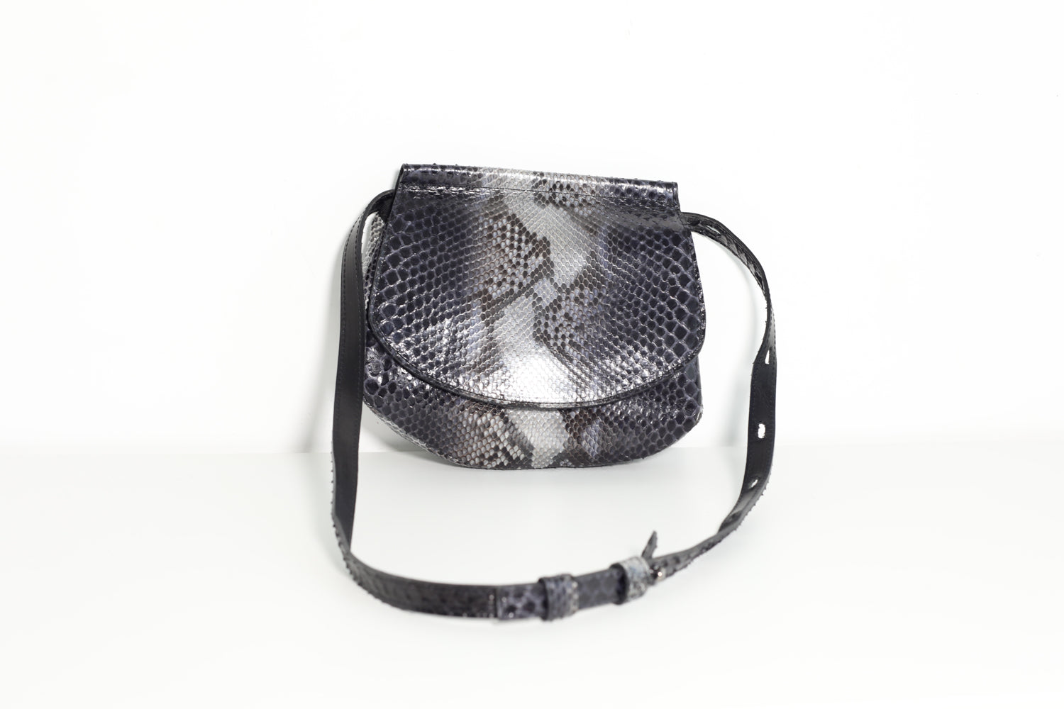 RedSoul Soulpack Black & Grey Phyton Skin Belt Bag