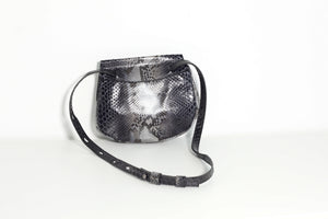 RedSoul Soulpack Black & Grey Phyton Skin Belt Bag