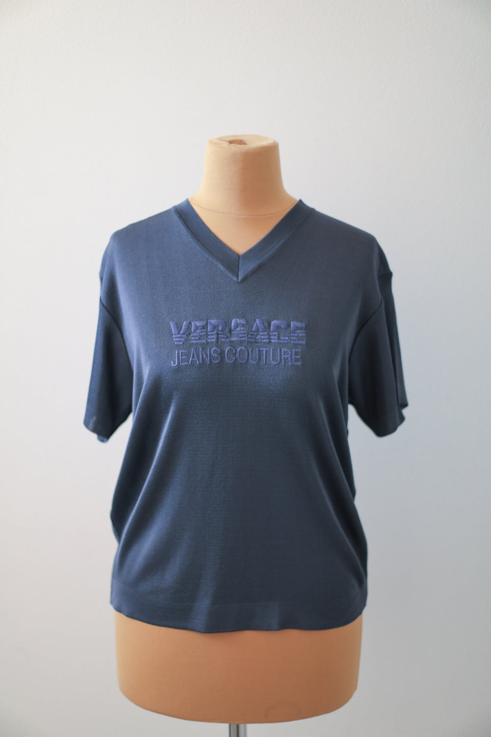 Versace Jeans Couture Viscose 90s Vintage Rayon Tee